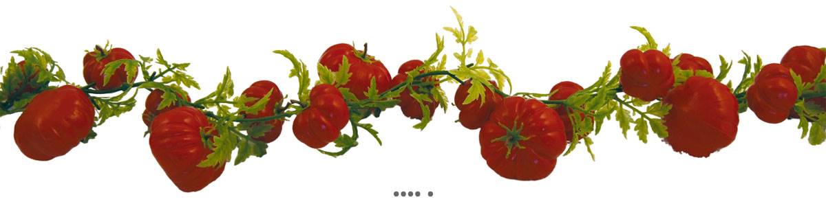 artificielles Guirlande de 36 tomates artificielles en Plastique soufflé L 2 m
