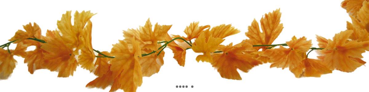 artificielles Guirlande de feuillage automnal artificiel en Plastique L 2 m