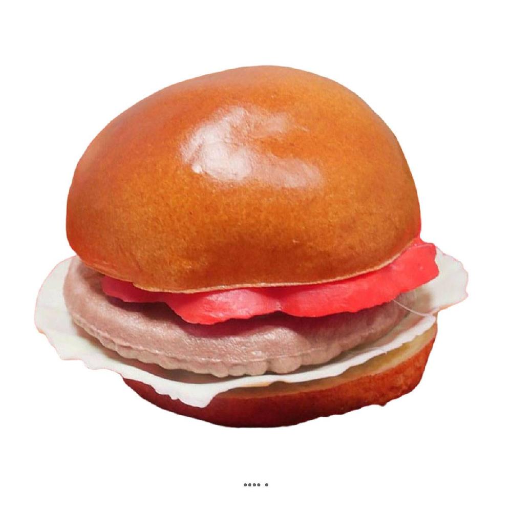 artificielles Hamburger artificiel en Plastique soufflé L 110x75 mm