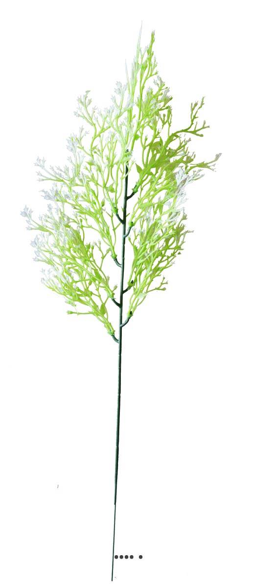 artificielles Herbe de Mer en pic plastique artificiel vert-blanc H 48 cm aérienne du site Artificielles.com