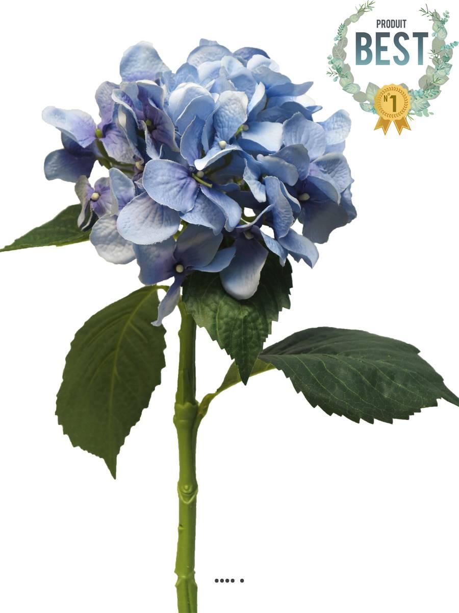 artificielles Hortensia artificiel en branche H 48 cm