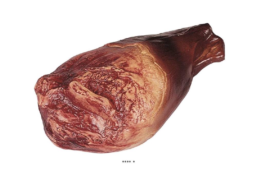 artificielles Jambon Fume de Prague artificiel en Plastique soufflé H 320x180 mm