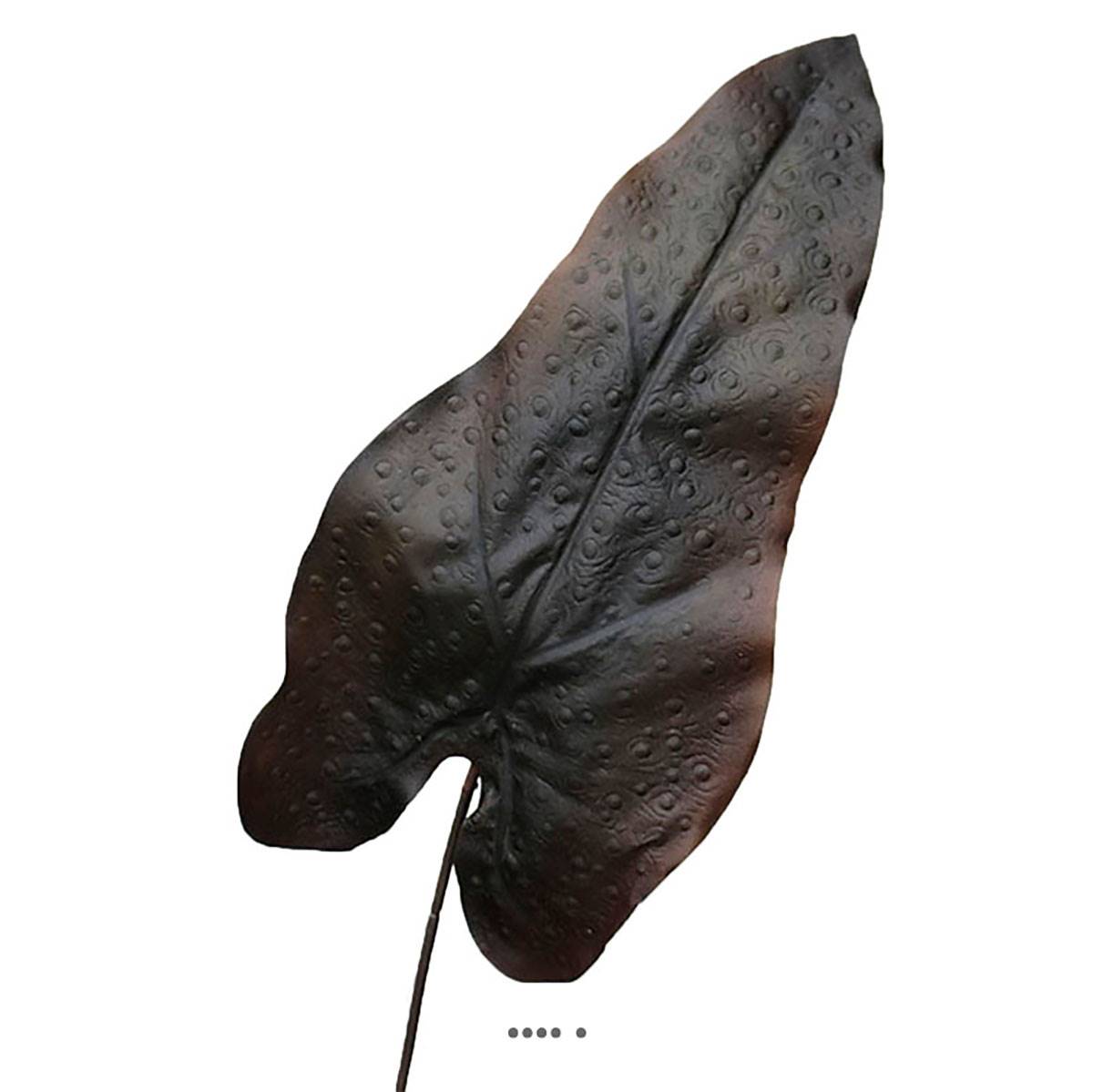 artificielles Jolie feuille de caladium artificielle en tige