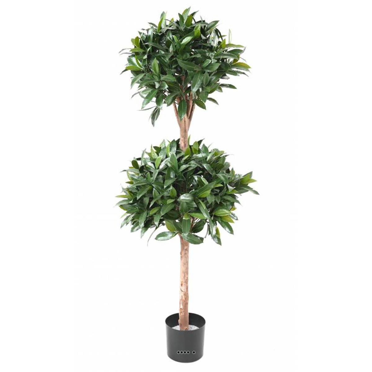 artificielles Laurier artificiel double boule sur tronc ext