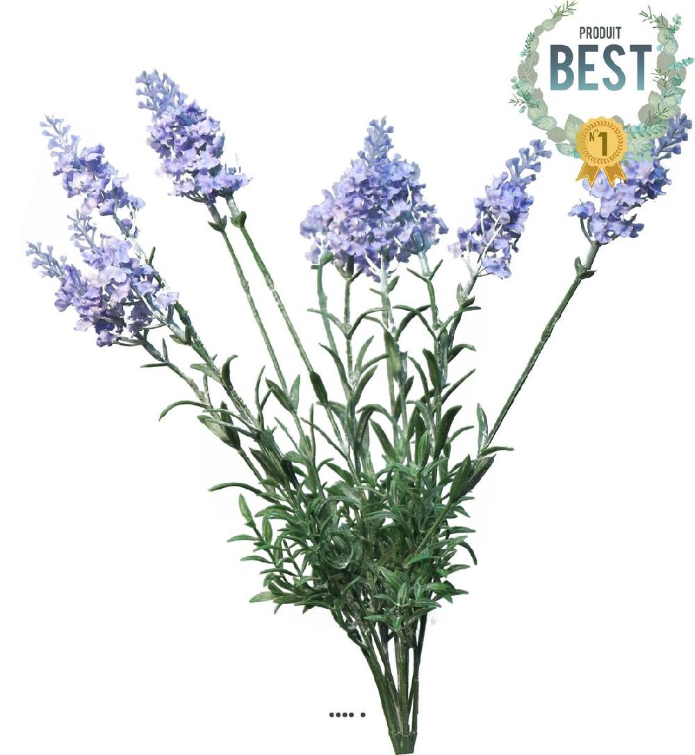 artificielles Lavande artificielle en tige 10 ramures H 40 cm