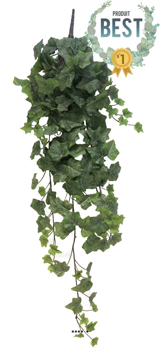 artificielles Lierre artificiel en chute L 86 cm 203 feuilles qualite décorateur