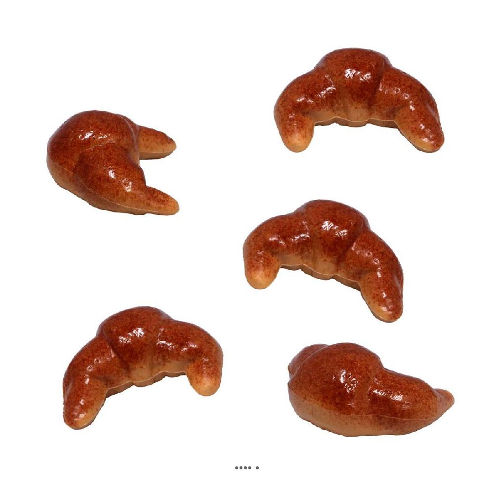 artificielles Lot de 5 petits croissant artificiels L 5 cm l 7 cm