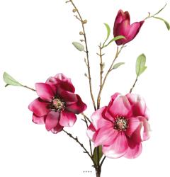 artificielles Magnolia artificiel H 90 cm en branche