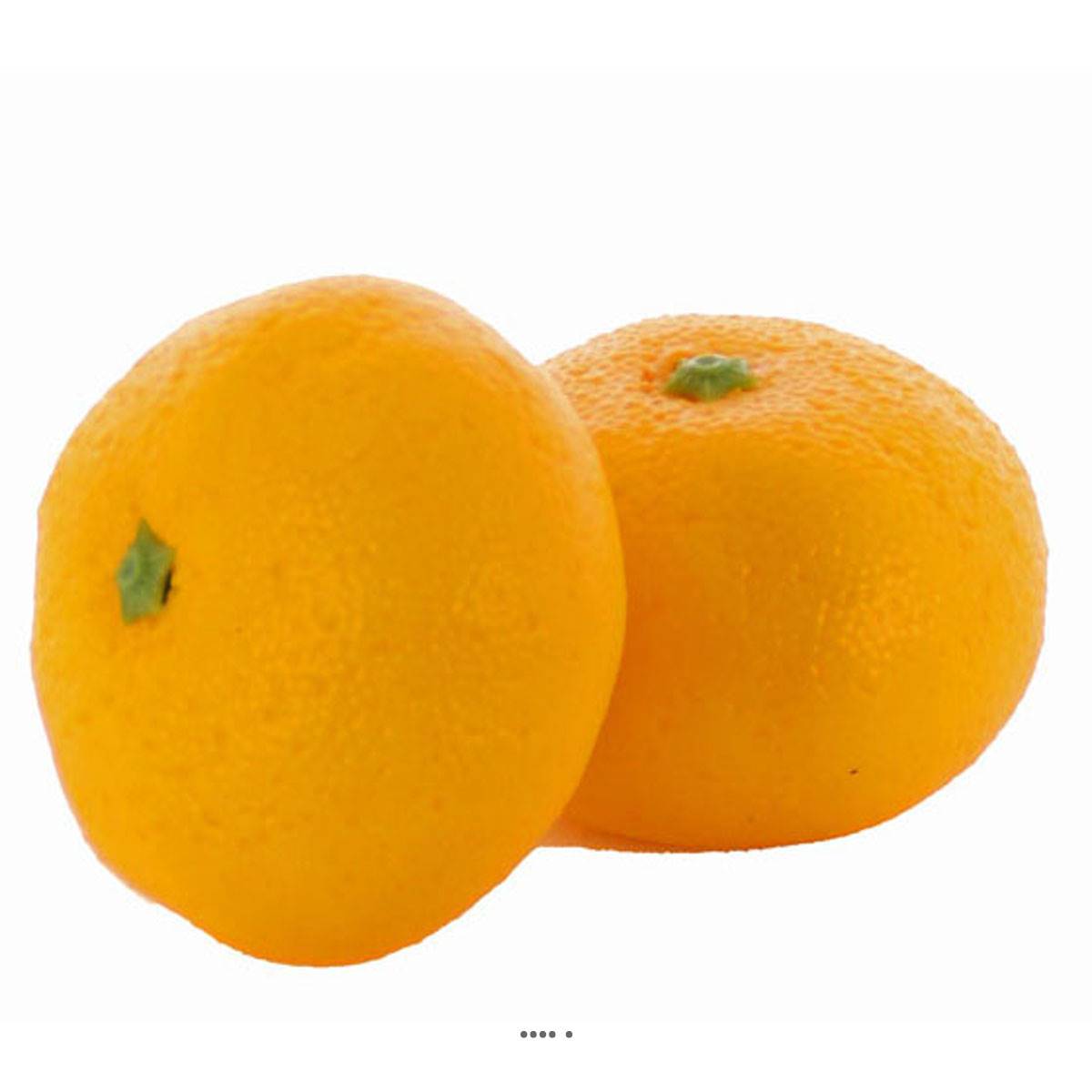 artificielles Mandarine artificielle lestée D 52mm et H 35 mm