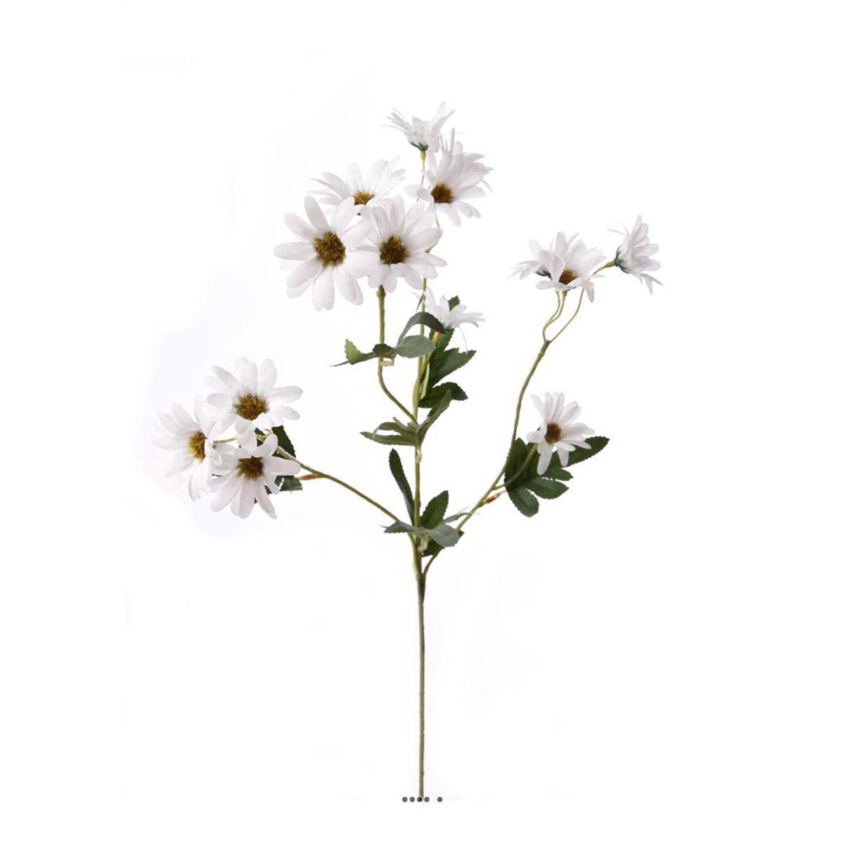 artificielles Marguerite artificielle en piquet H 95 cm Blanche du site Artificielles.com