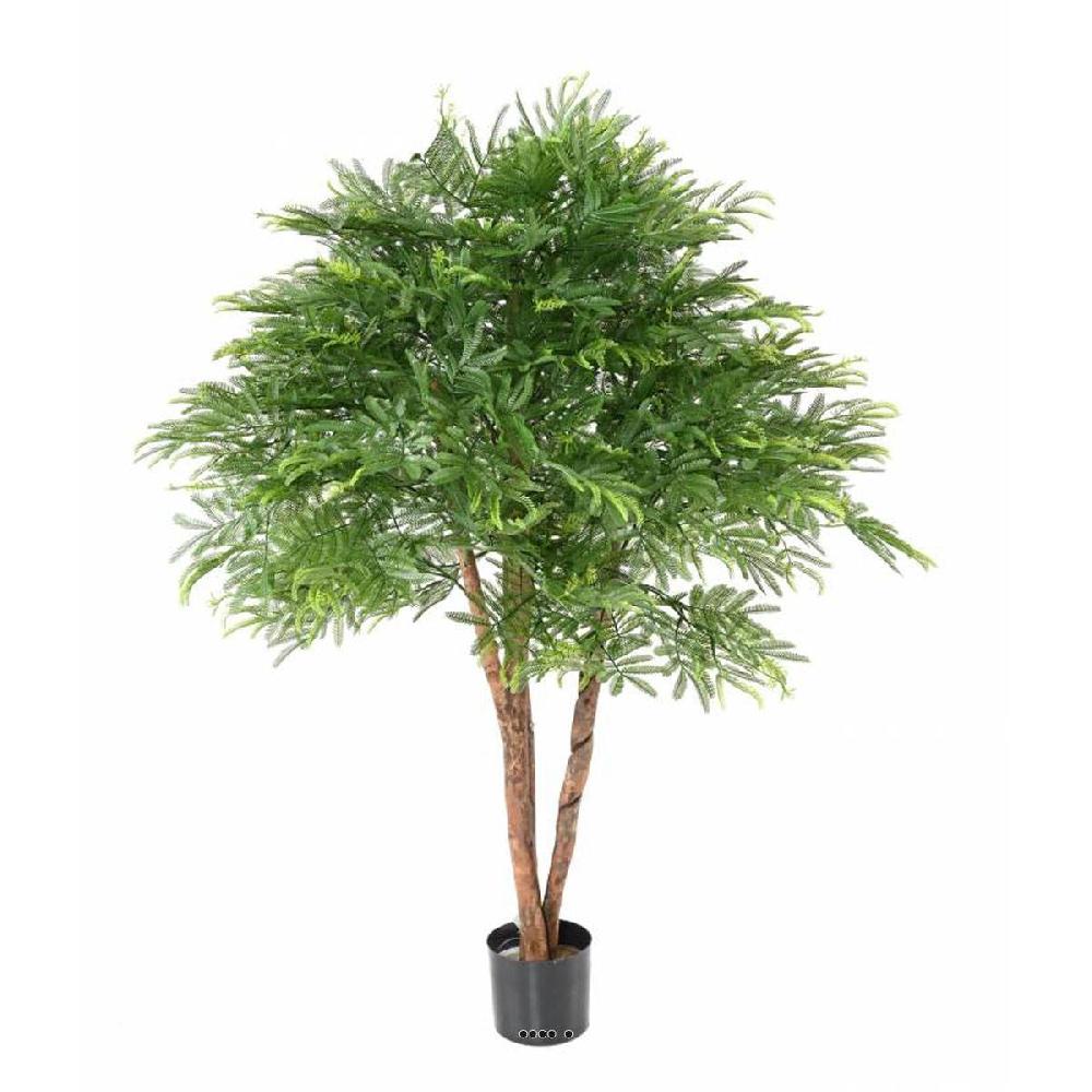 artificielles Mimosa d'hiver artificiel en pot anti-UV