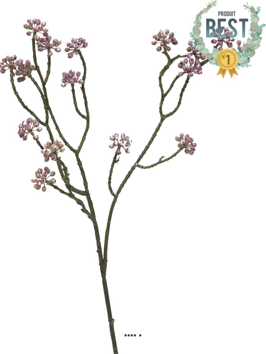 artificielles Minis fleurs colorées artificielles en branche H 58 cm