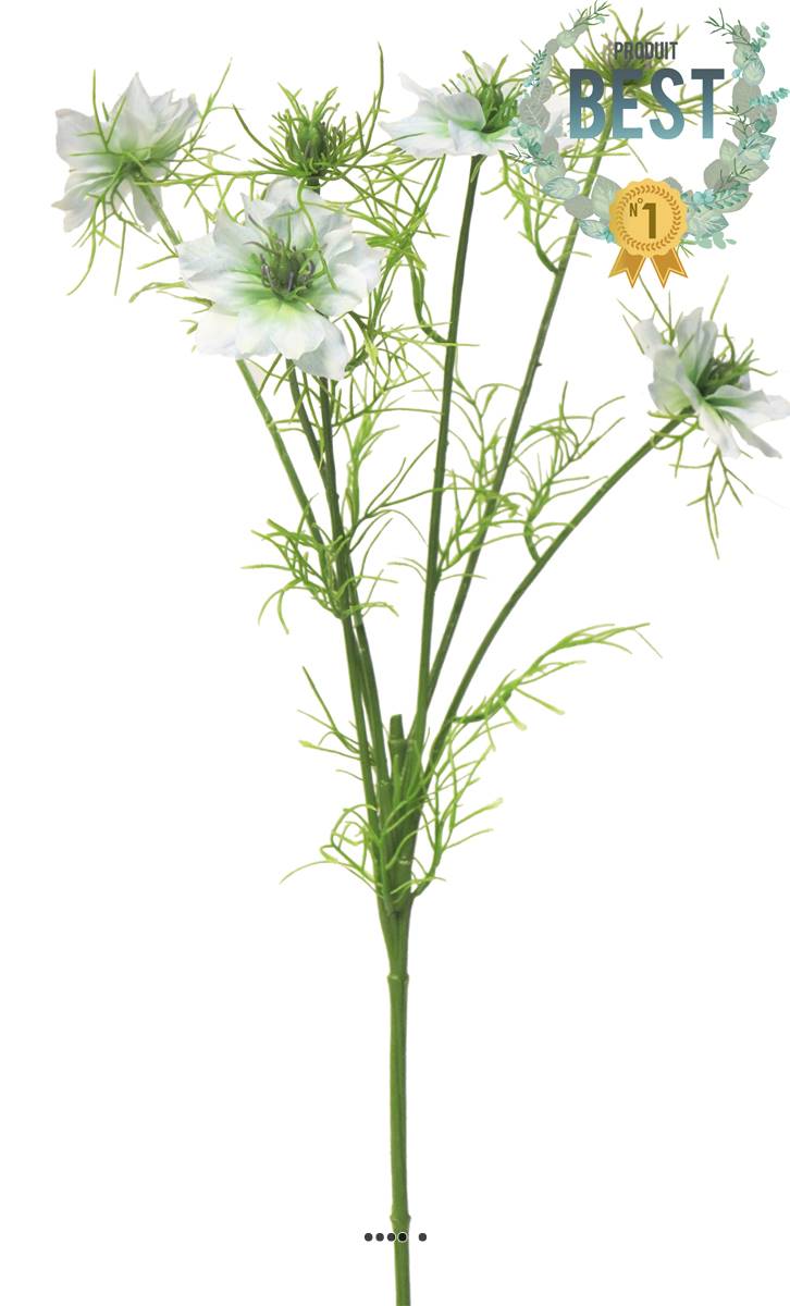 artificielles Nigelle de Damas artificielle 6 ramures H 66 cm artificielles Nigelle de Damas artificielle 6 ramures H 66 cm