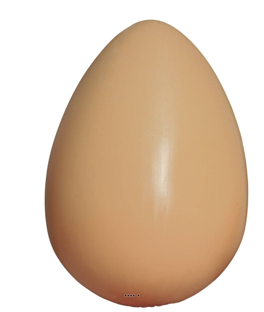 artificielles Œuf brun artificiel en Plastique soufflé H 300x200 mm