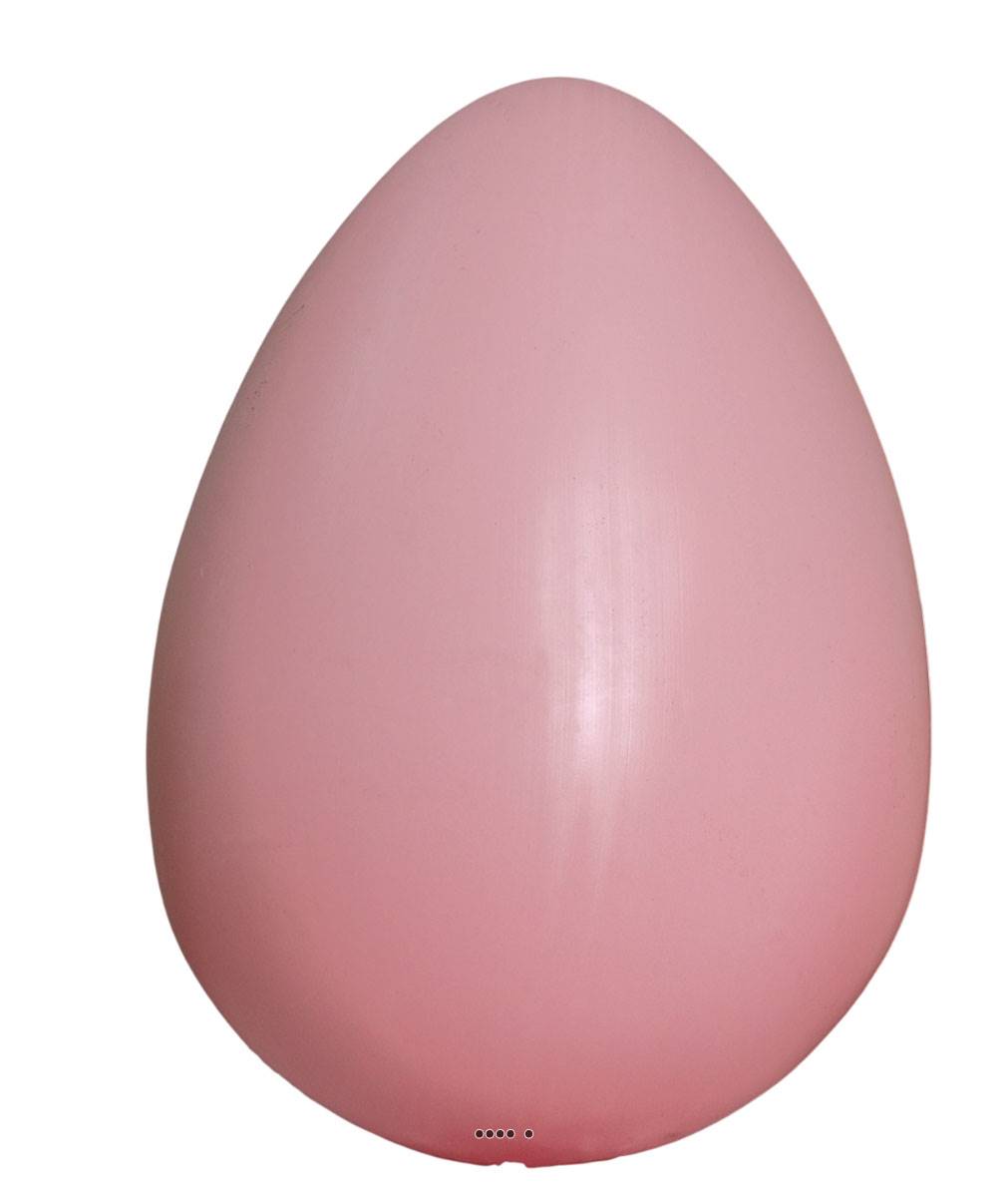 artificielles Œuf rose artificiel en Plastique soufflé H 300x200 mm