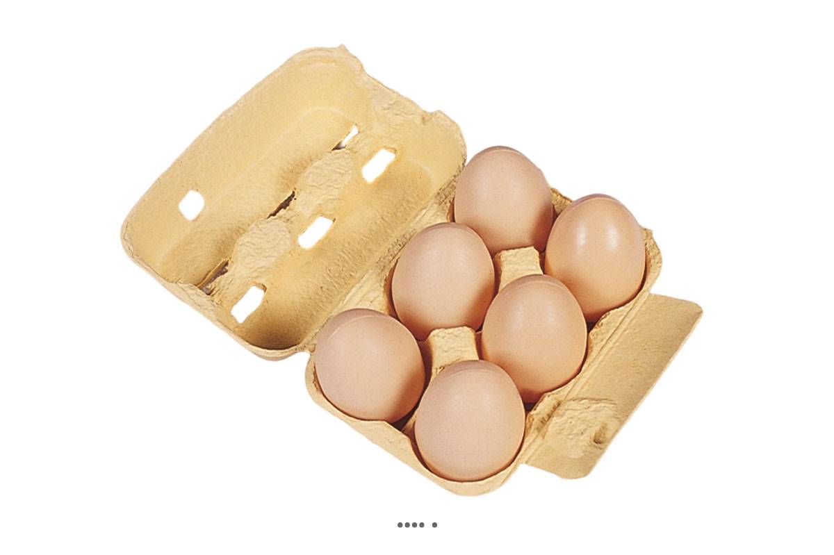 artificielles Œufs de poule artificiel en Plastique soufflé L 150x110 mm