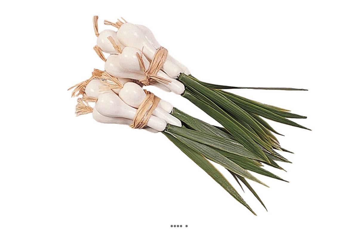 artificielles Oignon grelots en botte en lot de 2 en Plastique soufflé L 200x15 mm