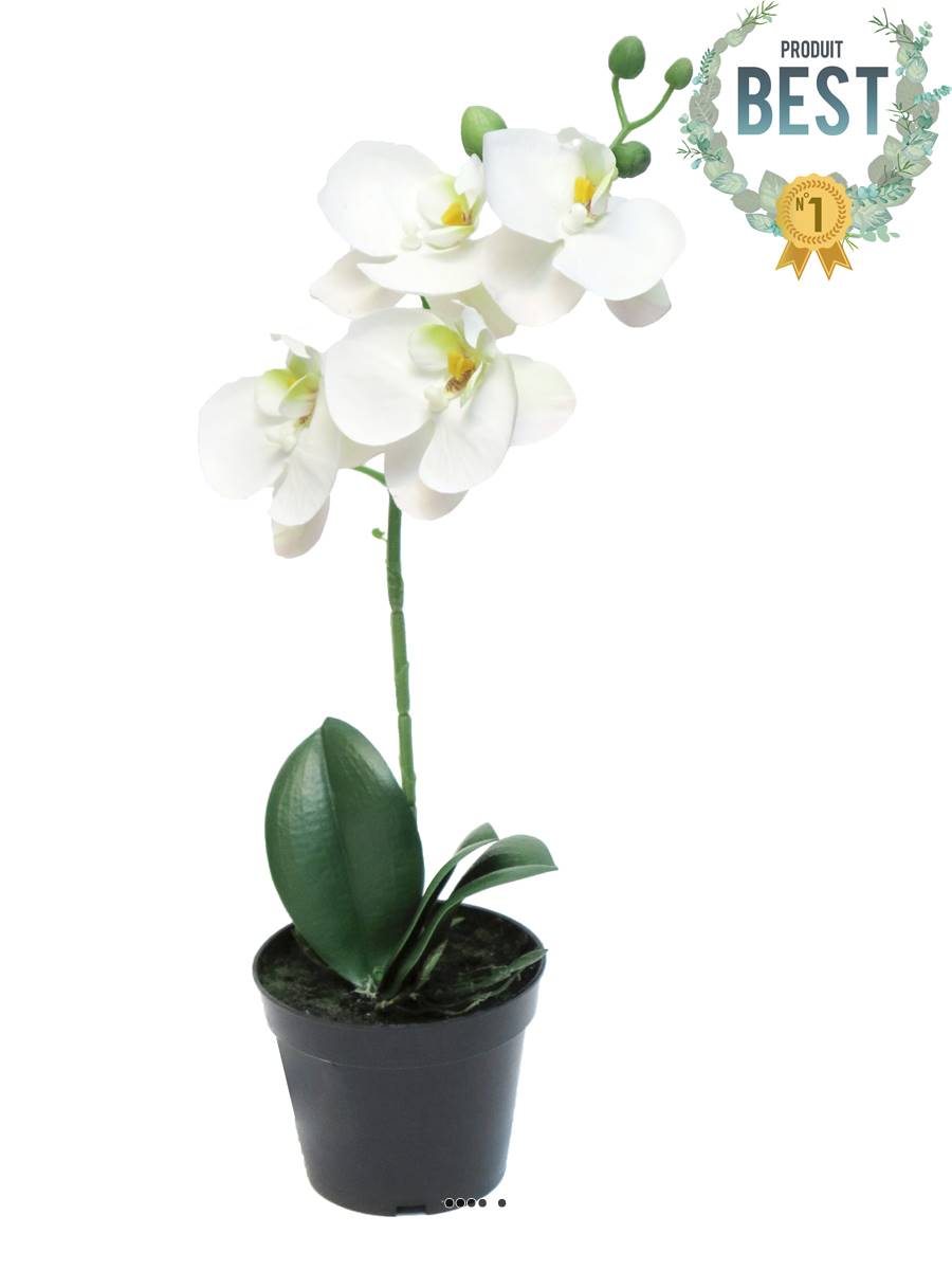 artificielles Orchidée Phalaenopsis artificielle en pot qualité décorateur