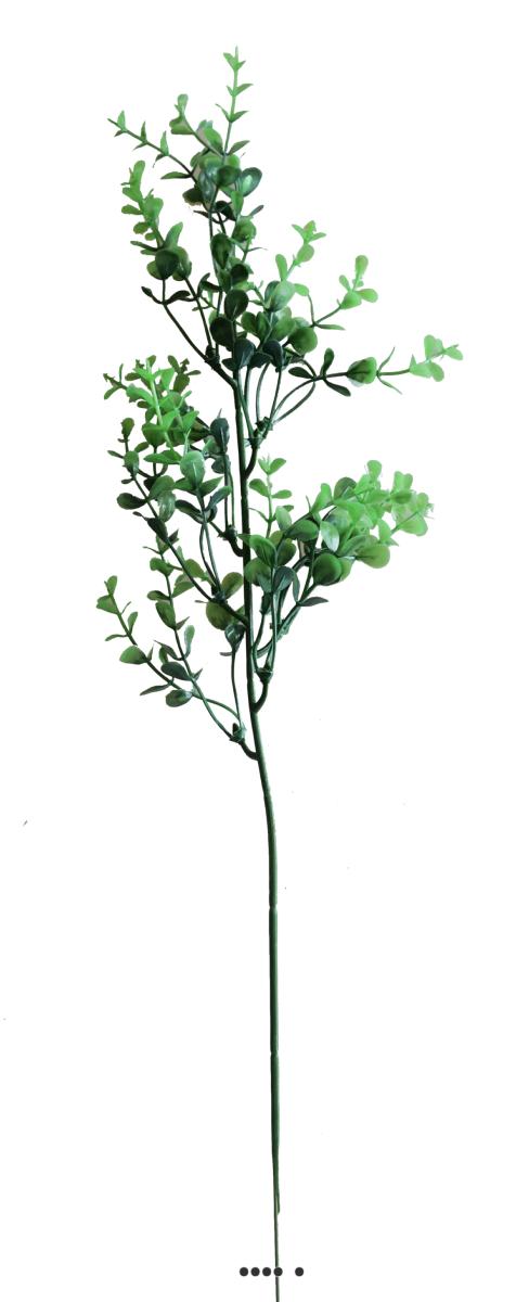 artificielles Pic de buis artificiel H 44 cm en plastique petite feuille du site Artificielles.com
