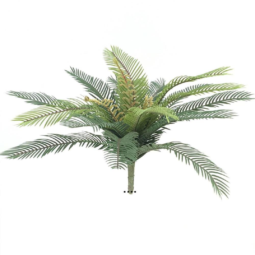 artificielles Piquet de Cycas artificiel H 45 cm plastique D 69 cm
