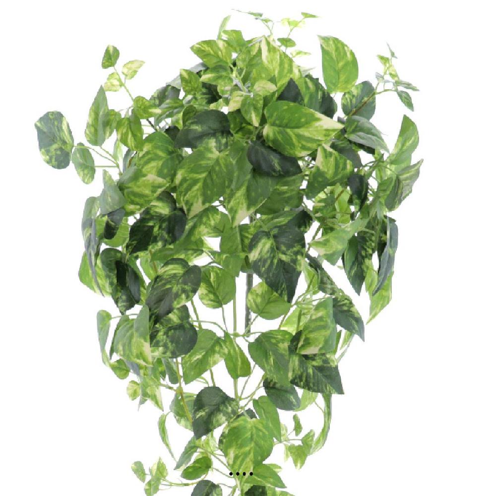 artificielles Piquet de pothos artificiel long 5 ramures H 124 cm vert dense