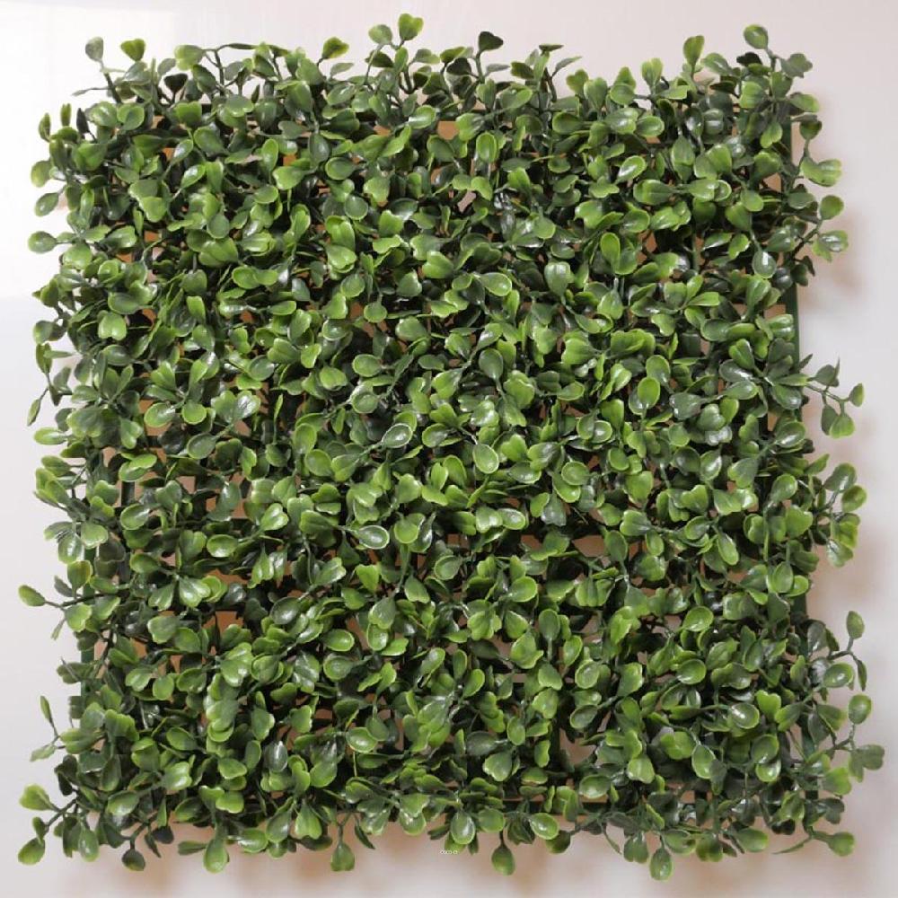 artificielles Plaque Buis 26 x 26 cm pour exterieur superbe qualité très dense du site Artificielles.com