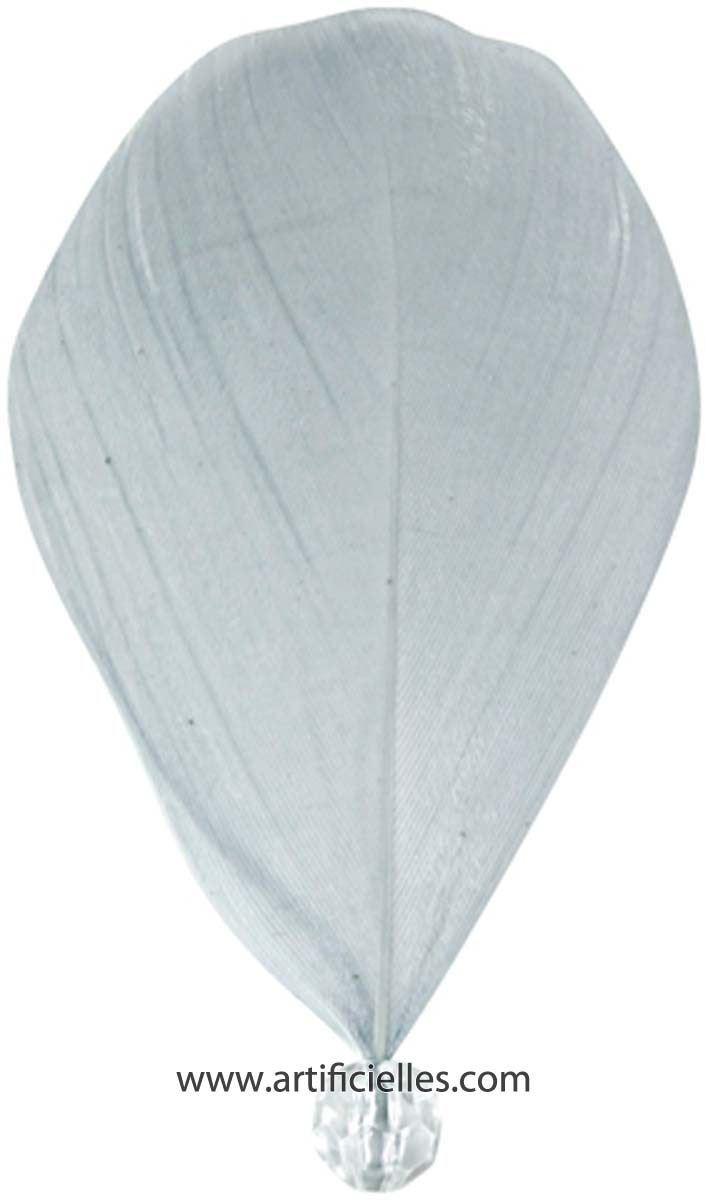 artificielles Plumes Perlées colorées x 6 pièces 4 x 8 cm du site Artificielles.com