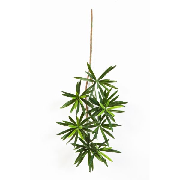 artificielles Podocarpus artificiel en piquet 137 feuilles H 53 cm Vert du site artificielles.com