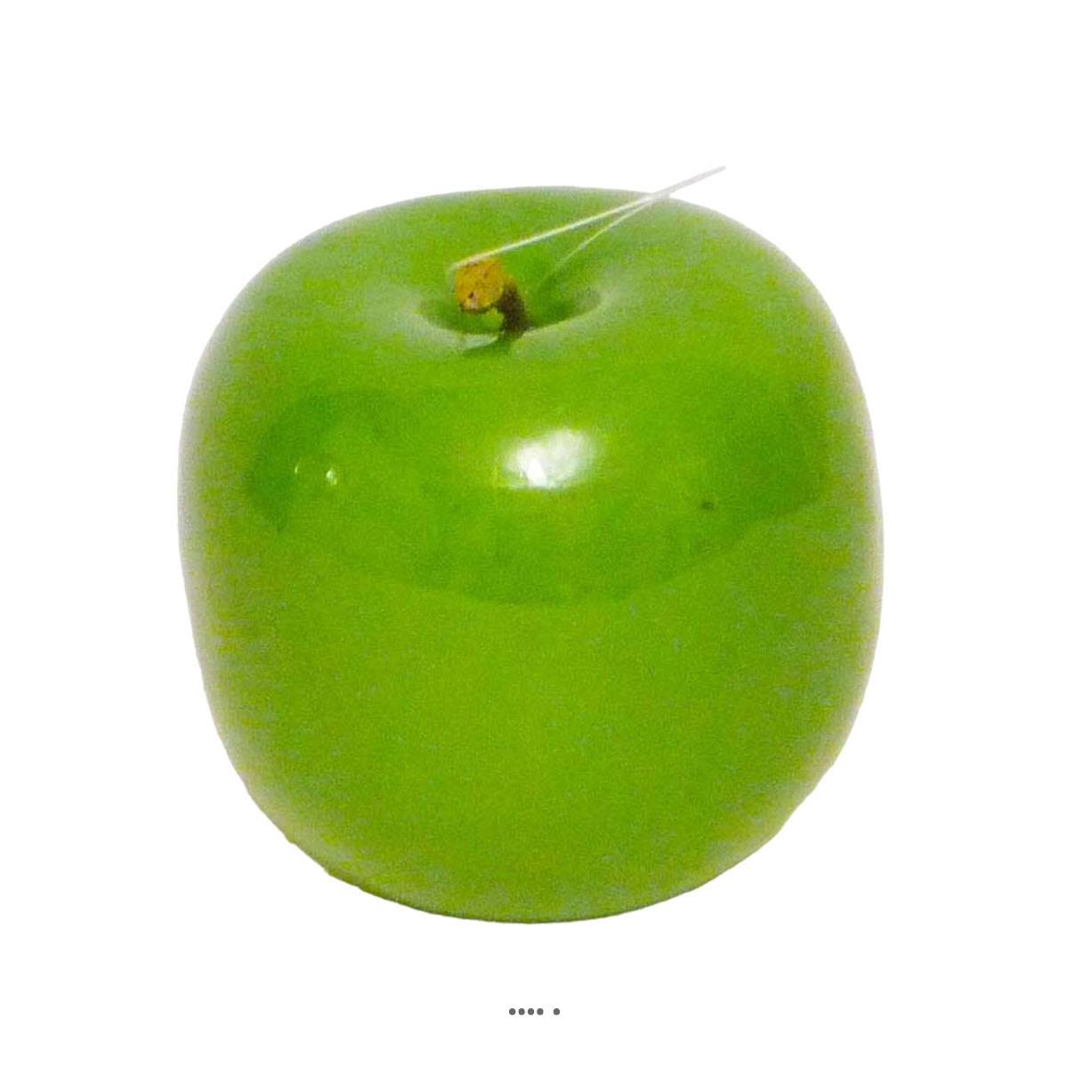artificielles Pomme artificielle Verte brillante D7.50cm Superbe en Décoration du site Artificielles.com
