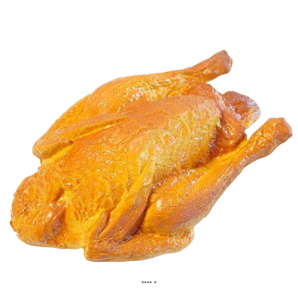 artificielles Poulet roti artificiel en Plastique soufflé L 230x140 mm