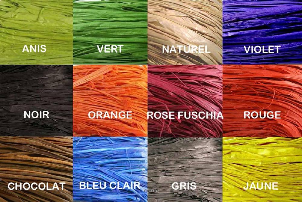 artificielles Raphia Naturel en pelote de 50 gr du site Artificielles.com