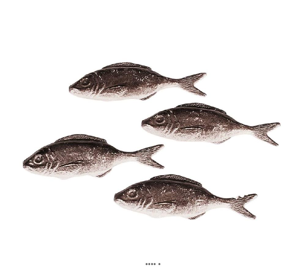 artificielles Sardine artificielle en lot de 4 en Plastique soufflé L 120x40 mm