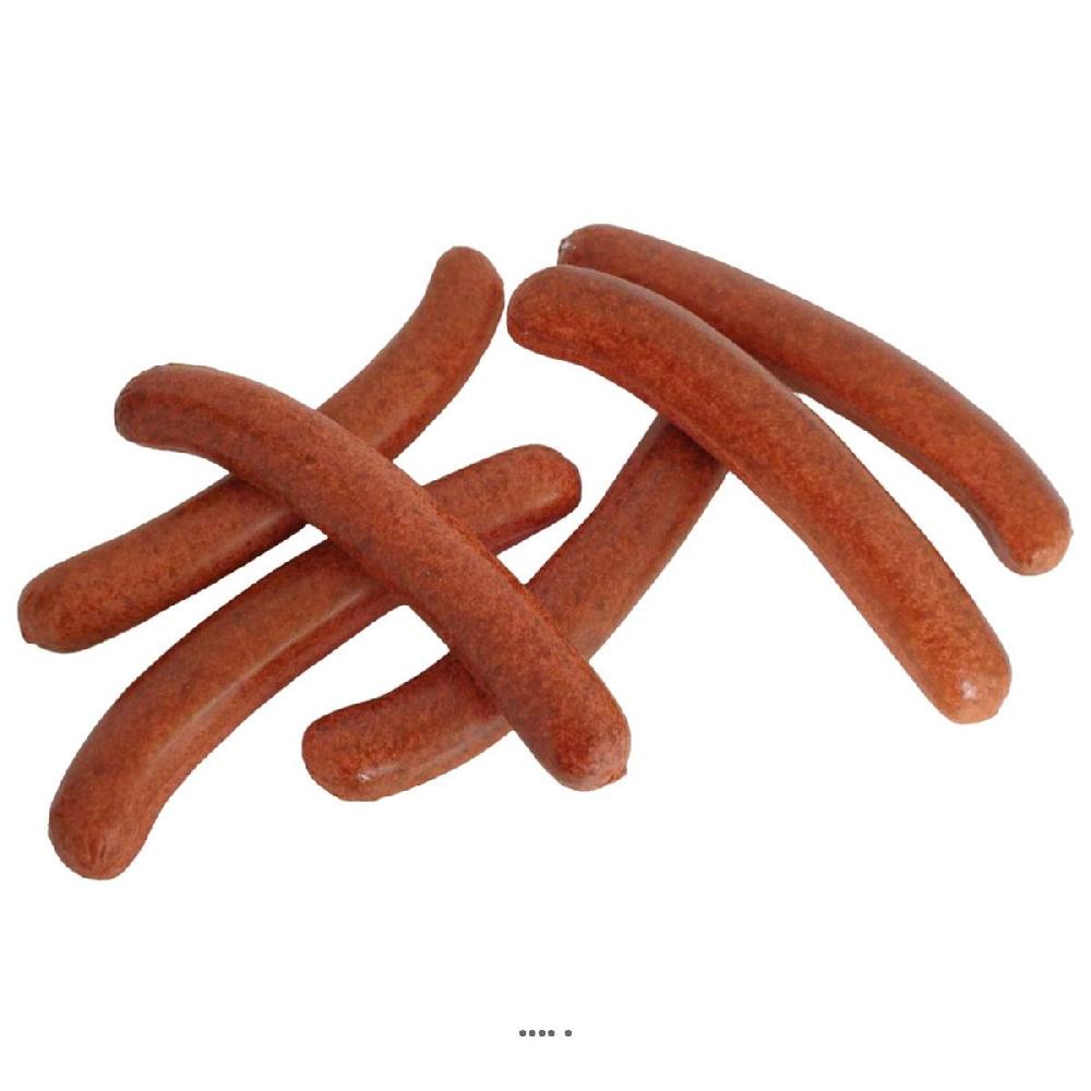 artificielles Saucisse de Frankfort en lot de 6 en Plastique soufflé L 165x25 mm