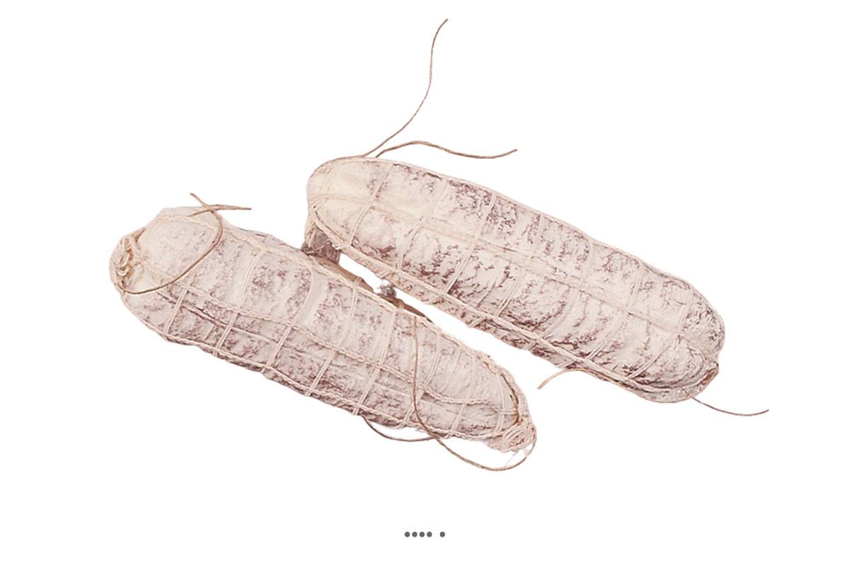 artificielles Saucisson de montagne artificiel X 2 en Plastique soufflé L 180x50 mm