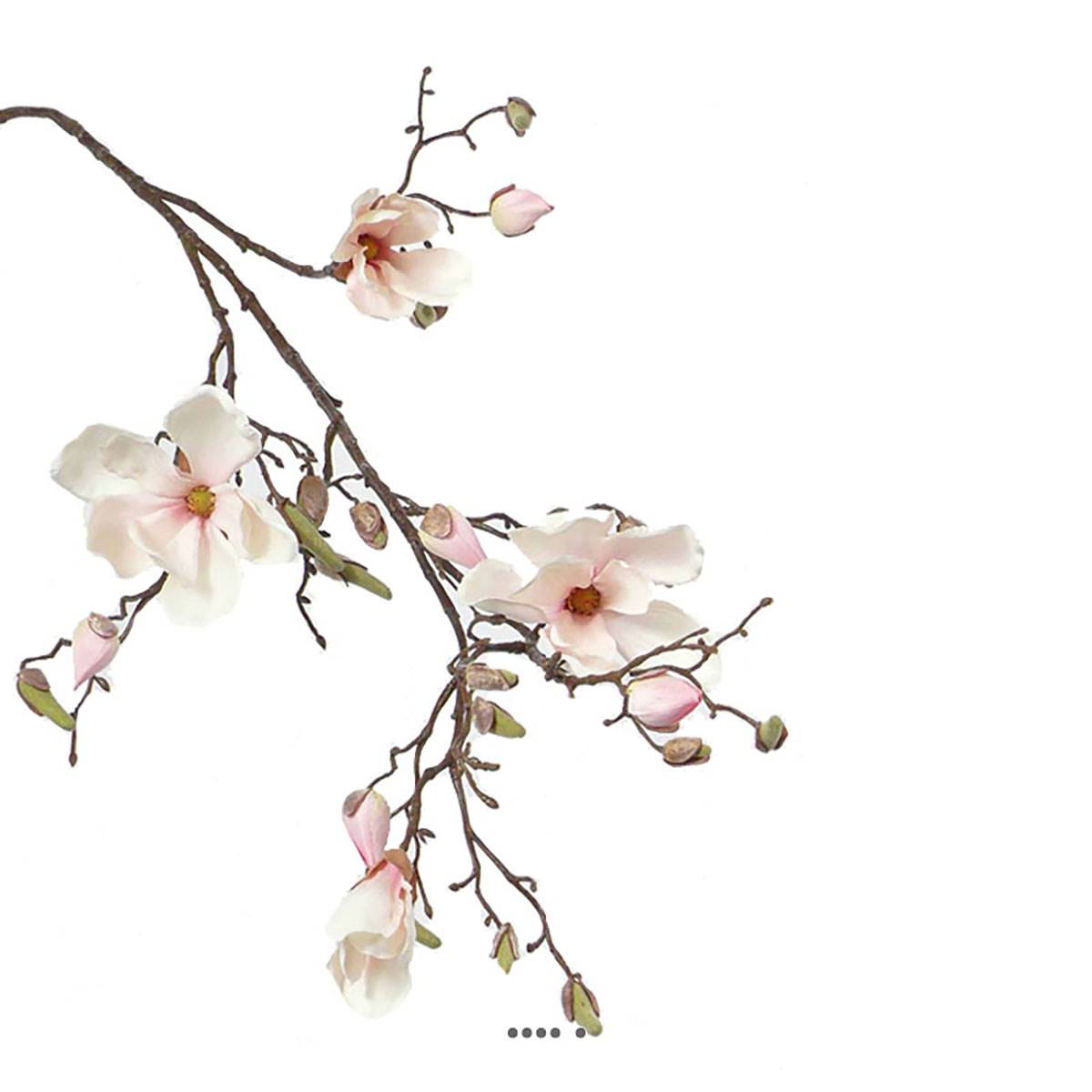 artificielles Supebe branche de magnolia artificiel 107 cm