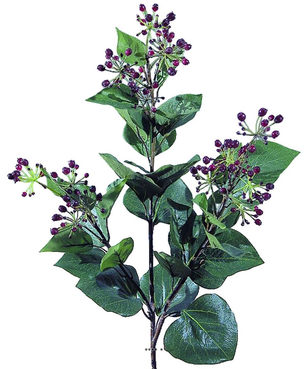 artificielles Superbe branche de fausses baies rouges