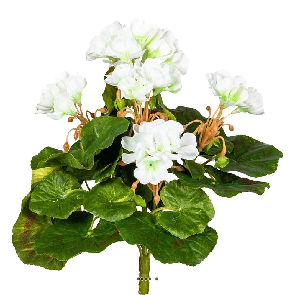 artificielles Superbe piquet de géranium artificiel artificielles Superbe piquet de géranium artificiel