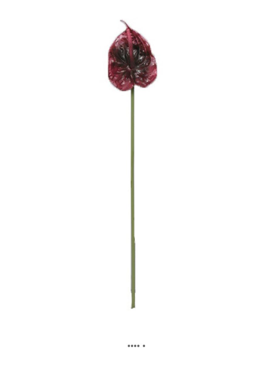 artificielles Tige Anthurium artificiel longueur L 66 cm