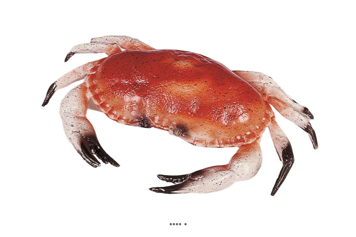 artificielles Tourteau crabe artificiel en Plastique soufflé L 320x220 mm
