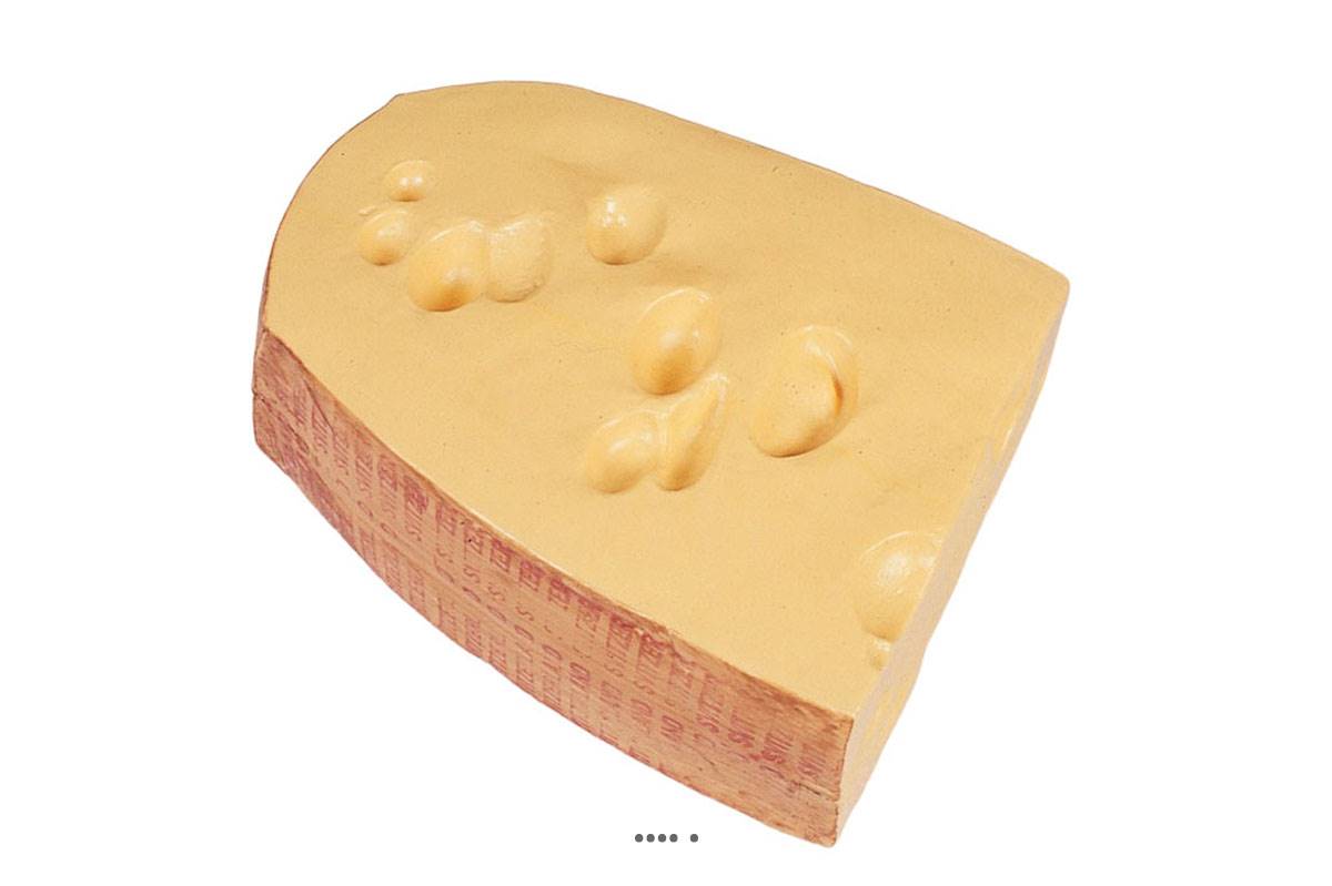 artificielles Tranche emmental artificiel en Plastique soufflé L 320x230 mm