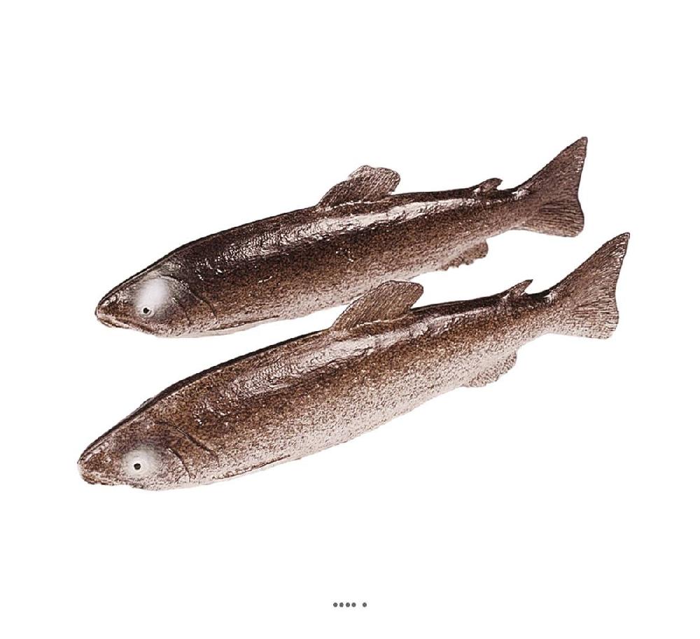 artificielles Truite artificielle en lot de 2 en Plastique soufflé L 330x90 mm