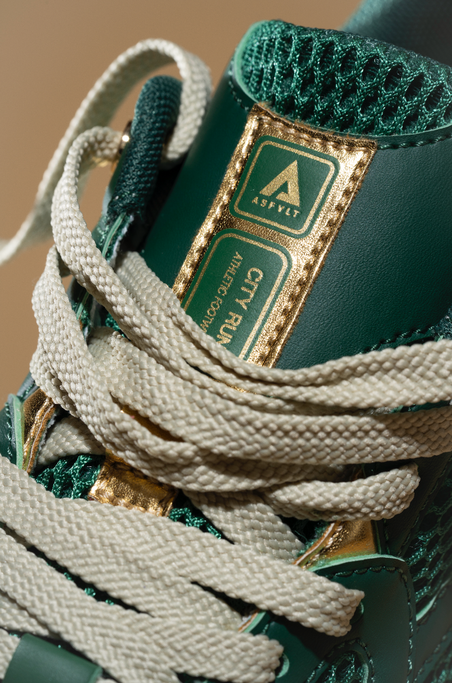 Asfvlt Sneakers CITY RUN GREEN/GOLD