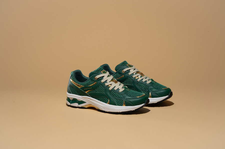asfvlt sneakers CITY RUN GREEN/GOLD