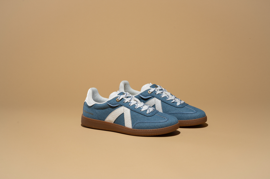 asfvlt sneakers ELITE CLASSIC DENIM WHITE SNAKE