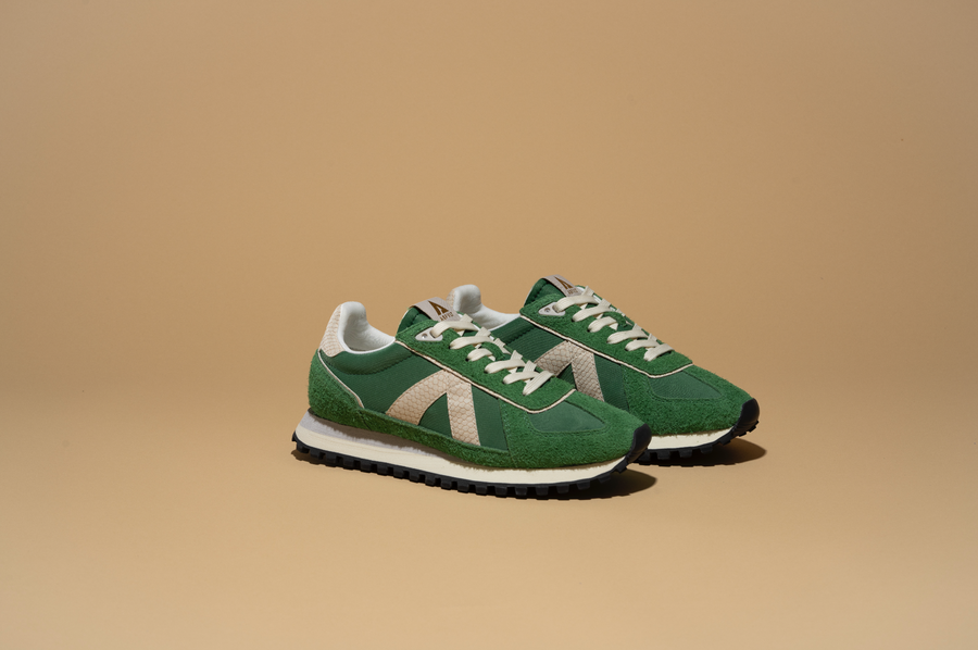 asfvlt sneakers GATE GREEN SNAKE GOLD