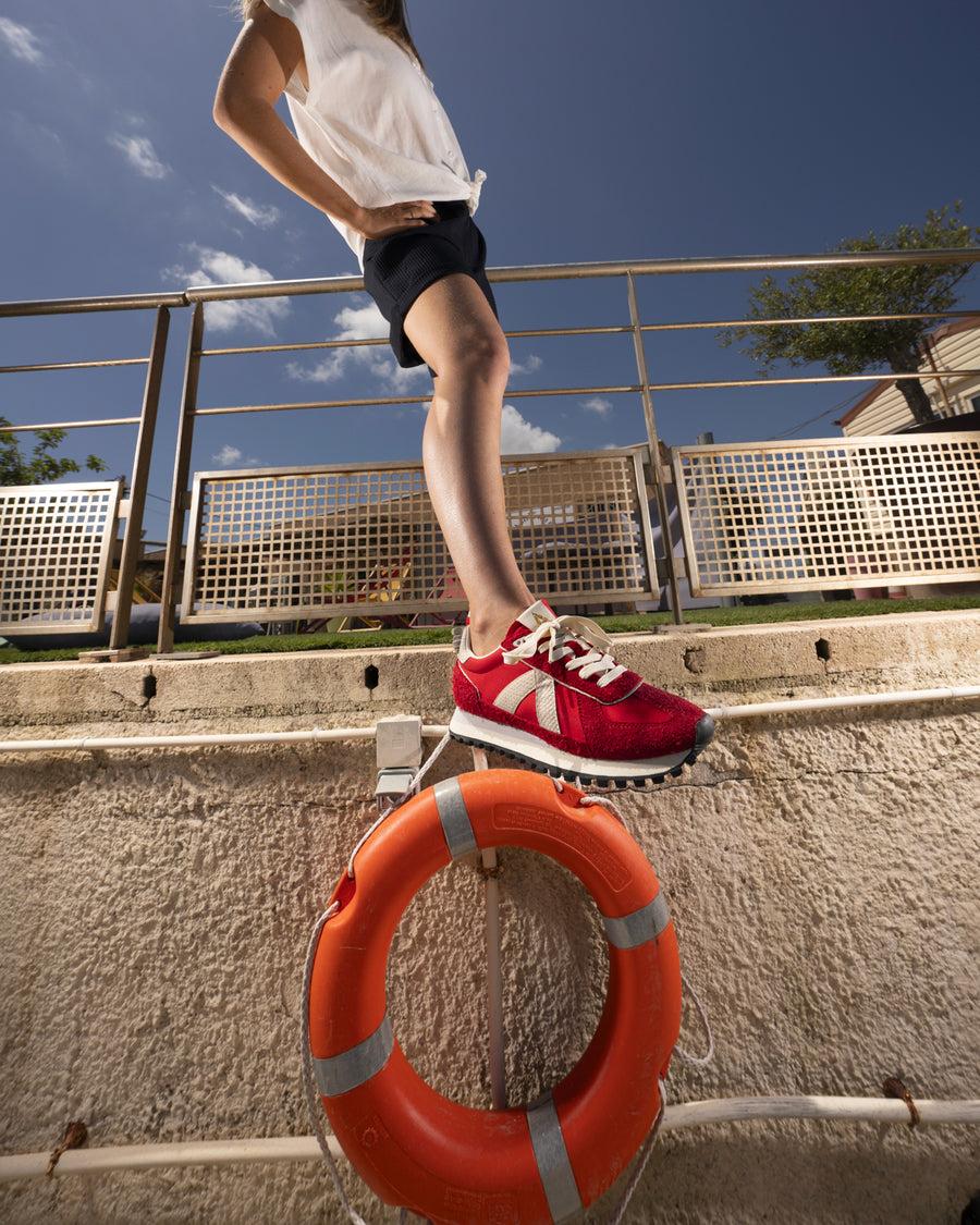 Asfvlt Sneakers GATE RED SNAKE GOLD