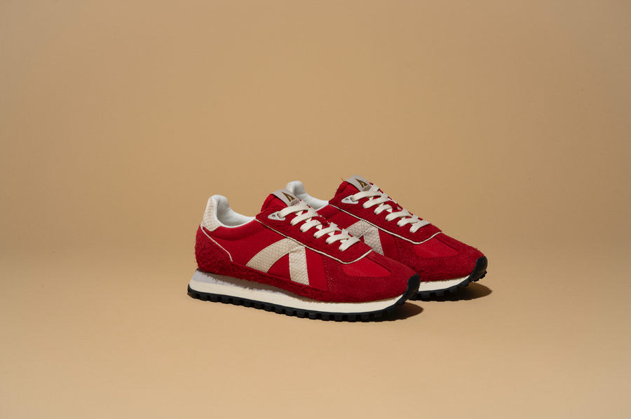 asfvlt sneakers GATE RED SNAKE GOLD