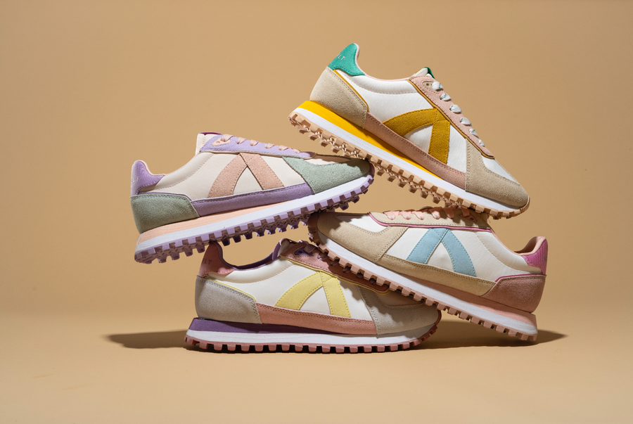 Asfvlt Sneakers GATE TAN/GREEN/PINK/YELLOW