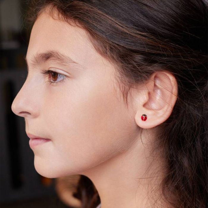 Atelier De Famille Boucles D'oreilles Coccinelle