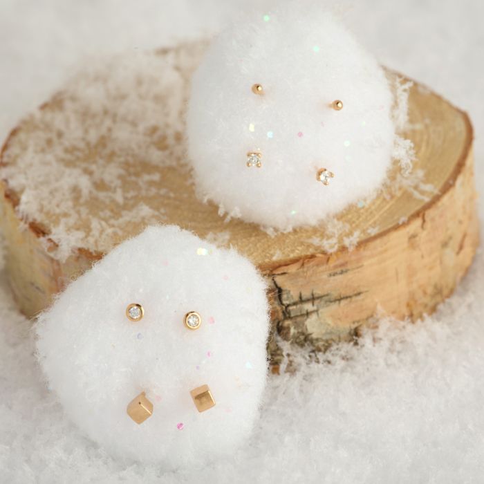 Atelier De Famille Boucles D'oreilles Mini Clou